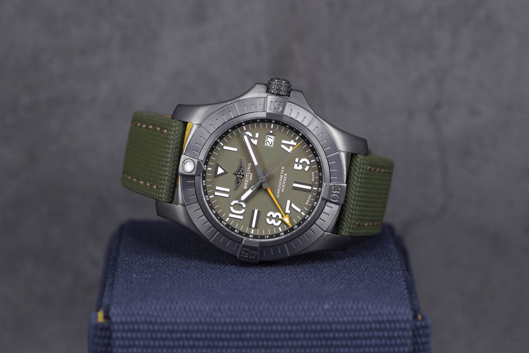 Breitling Avenger GMT Night Mission Green