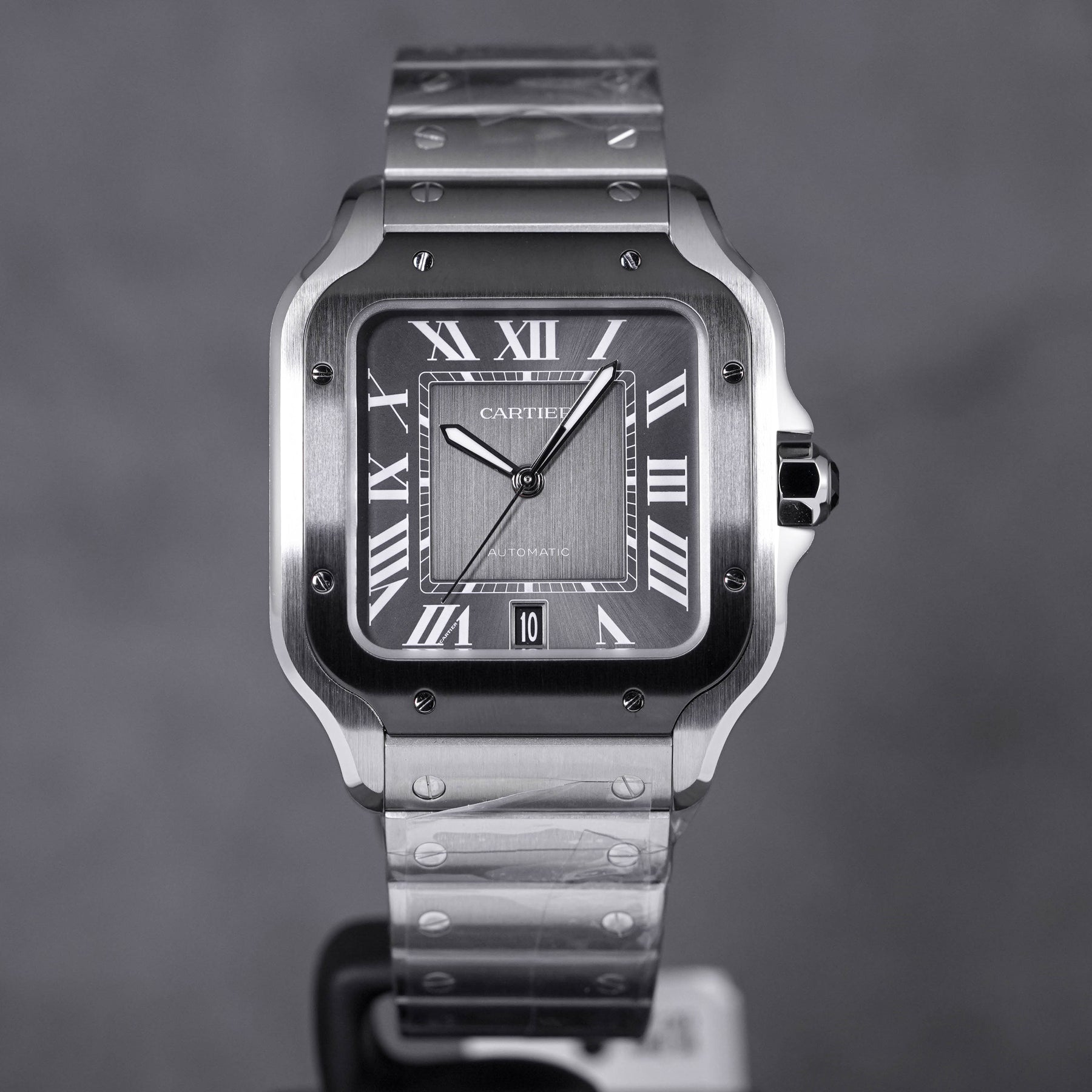 SANTOS DE CARTIER LARGE GREY DIAL 2023