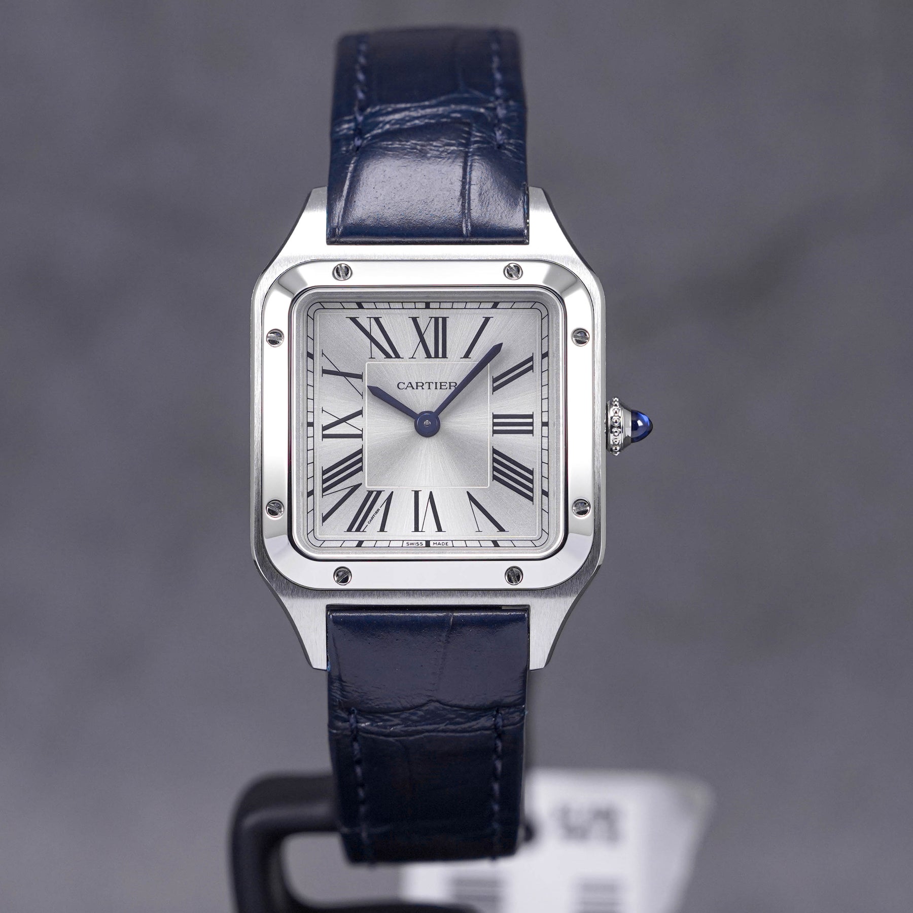 CARTIER SANTOS DUMONT SMALL QUARTZ SILVER