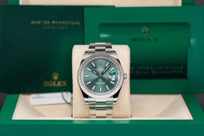 Rolex Datejust 41 Mint Green