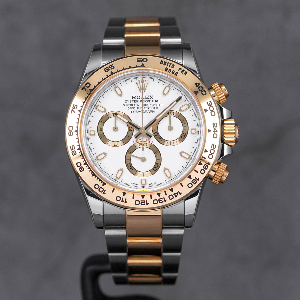 Rolex Daytona Yellowgold White