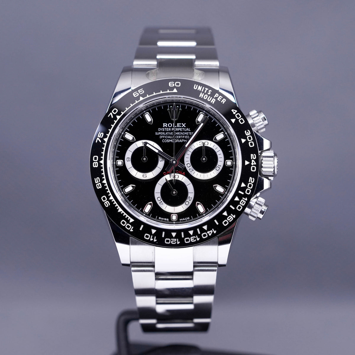 DAYTONA STEEL CERAMIC BEZEL BLACK DIAL (2021)