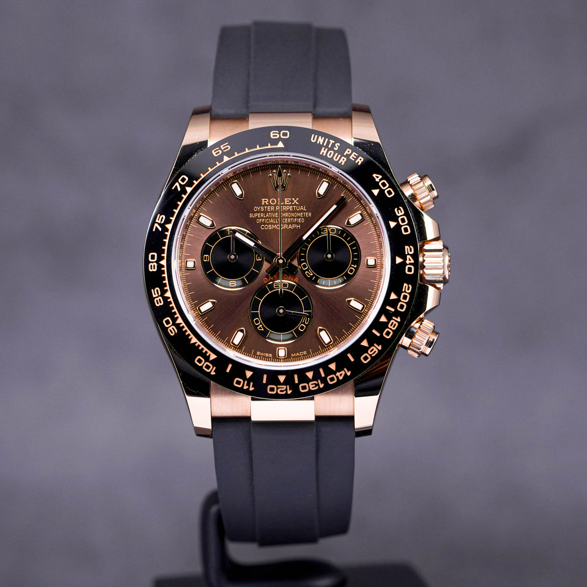 ROLEX DAYTONA OYSTERFLEX CHOCO