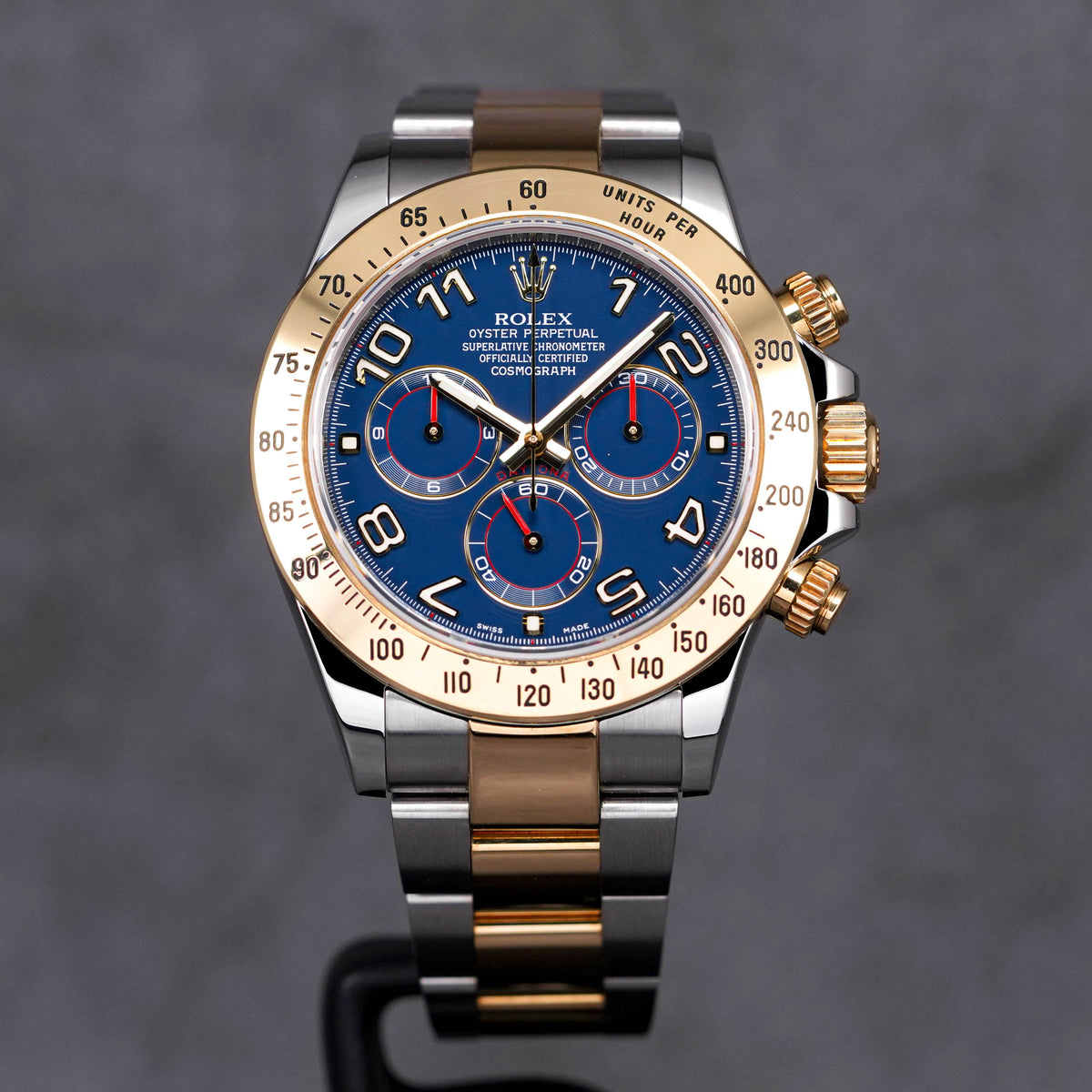 Rolex Daytona Racing Blue Yellowgold