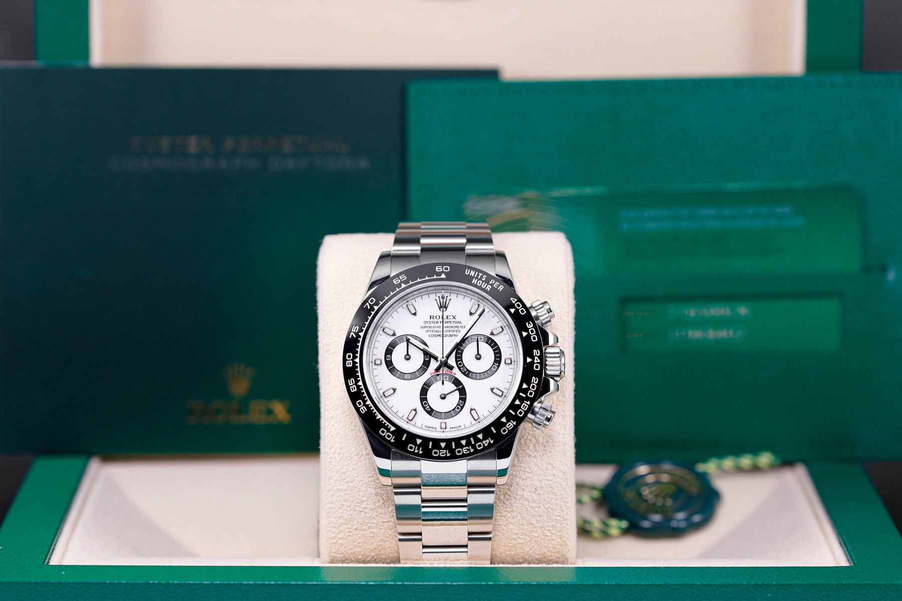 ROLEX DAYTONA WHITE PANDA CERAMIC