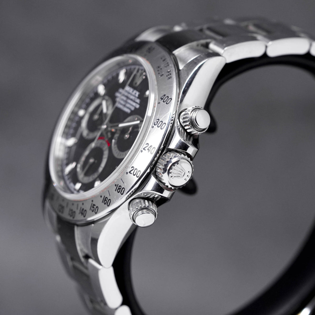 ROLEX DAYTONA BLACK STEEL