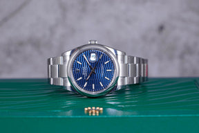 Rolex Datejust 36 Fluted Blue