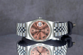 ROLEX DATEJUST PINK ROMAN