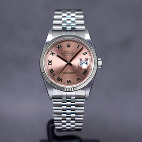 ROLEX DATEJUST PINK ROMAN