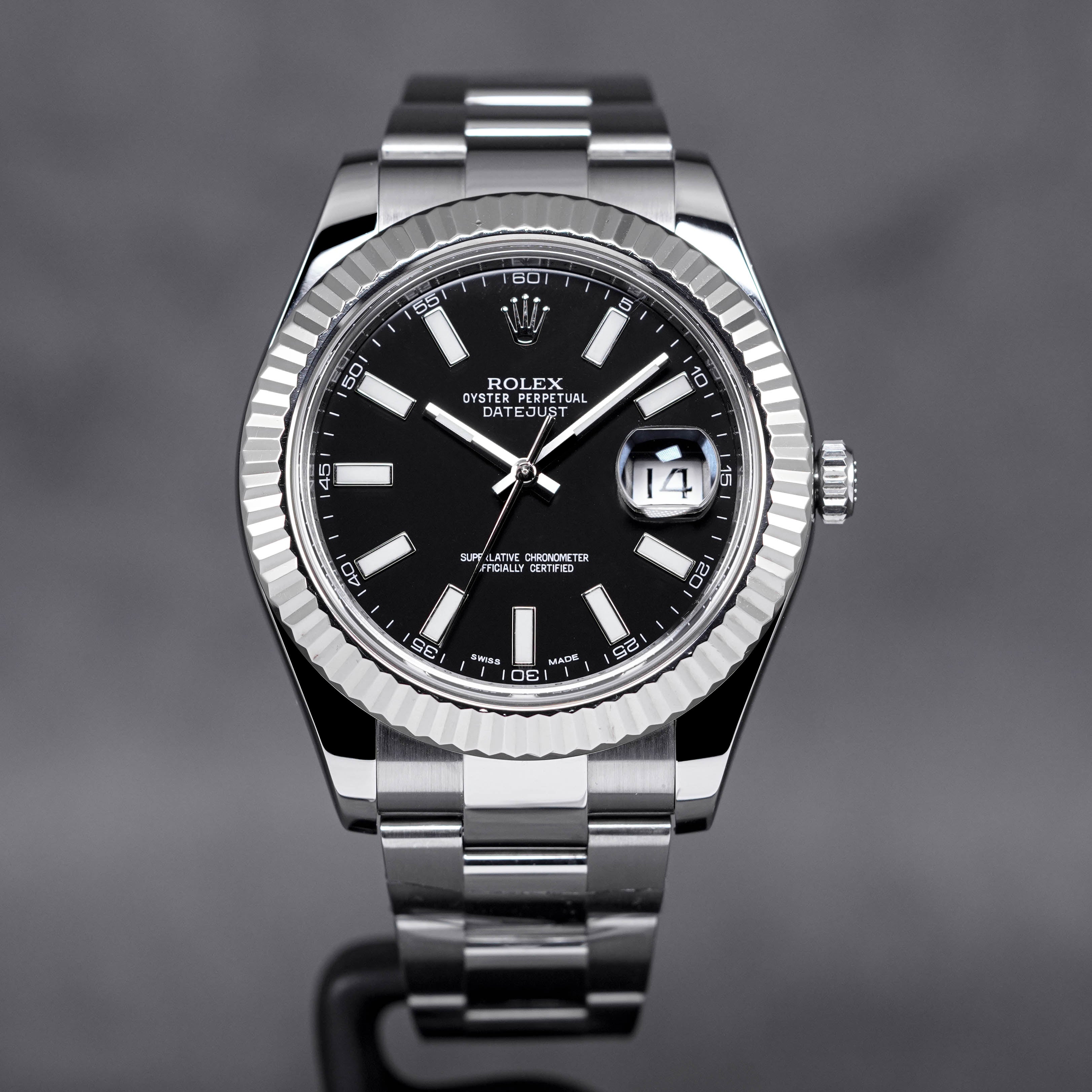 Rolex datejust store 41mm black dial