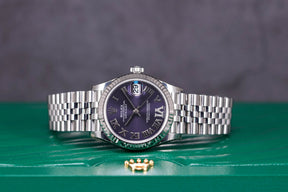 Rolex Datejust Purple Roman Diamond VI