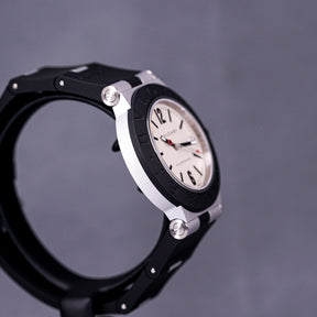 ALUMUNIUM 40MM WHITE DIAL