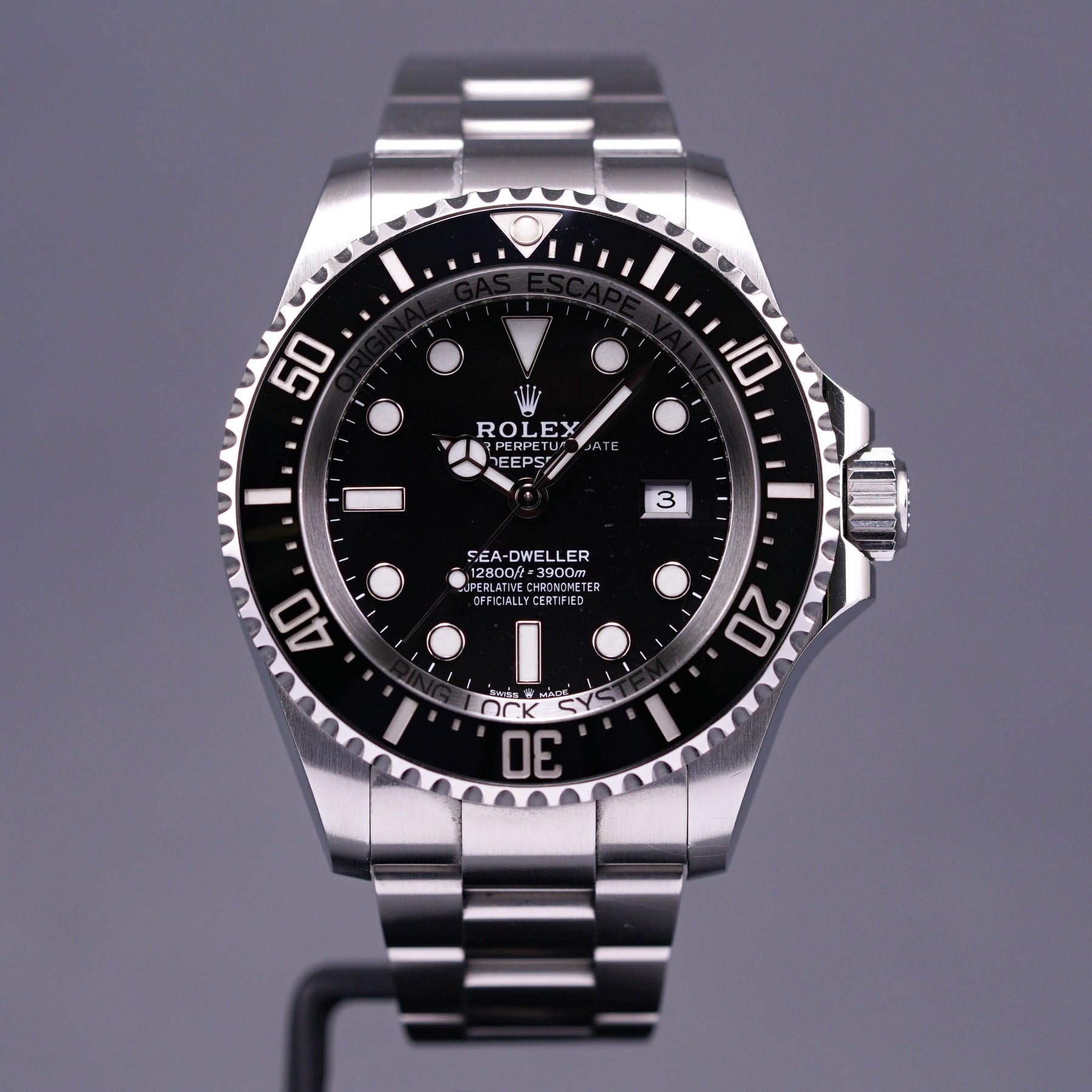 JAM TANGAN ROLEX SEA DWELLER DEEPSEA BLACK 2018 OMNILUXE