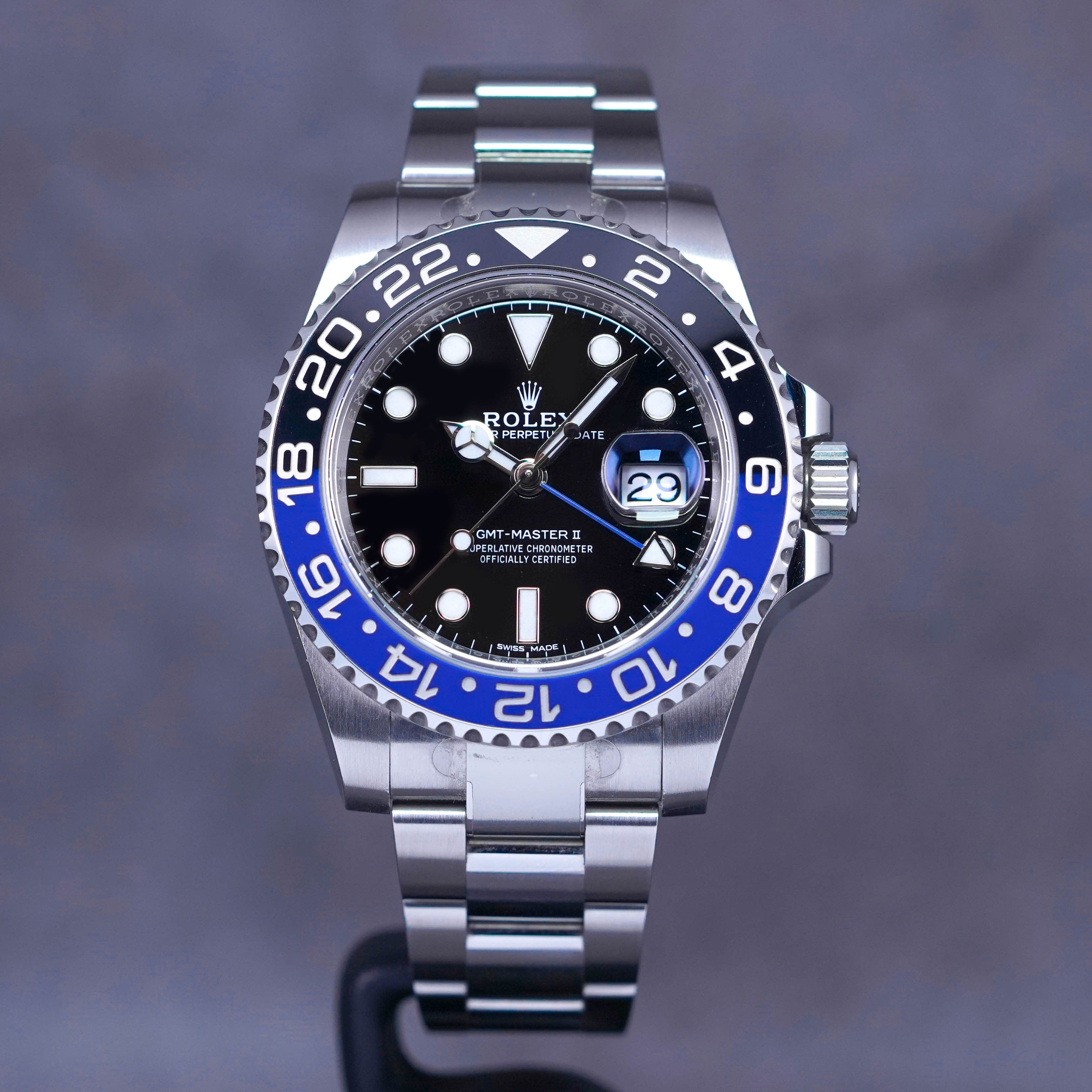 JAM TANGAN ROLEX GMT MASTER II BATMAN 2018 OMNILUXE