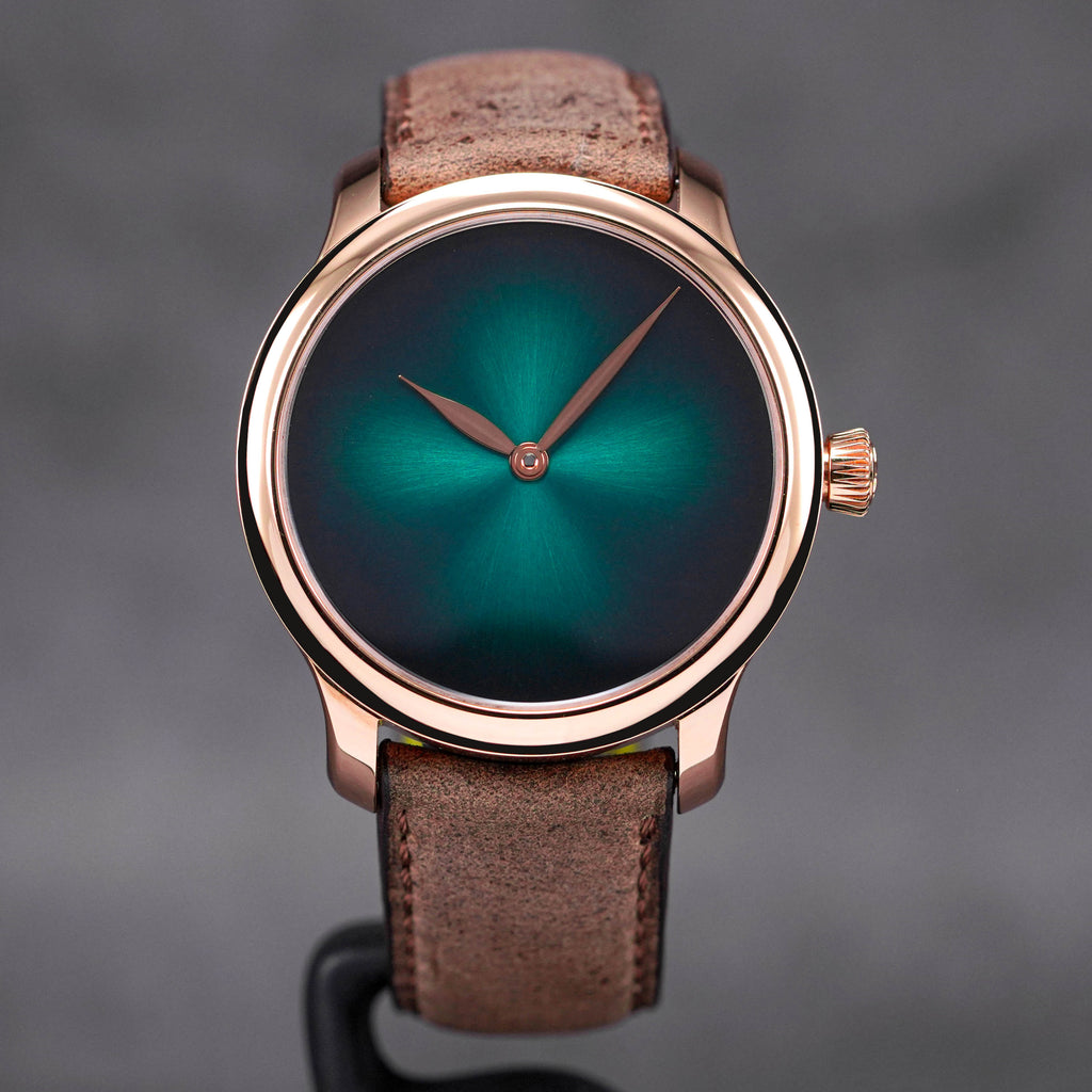 H. MOSER CIE ENDEAVOUR SMALL SECONDS ROSEGOLD GREEN FUME DIAL