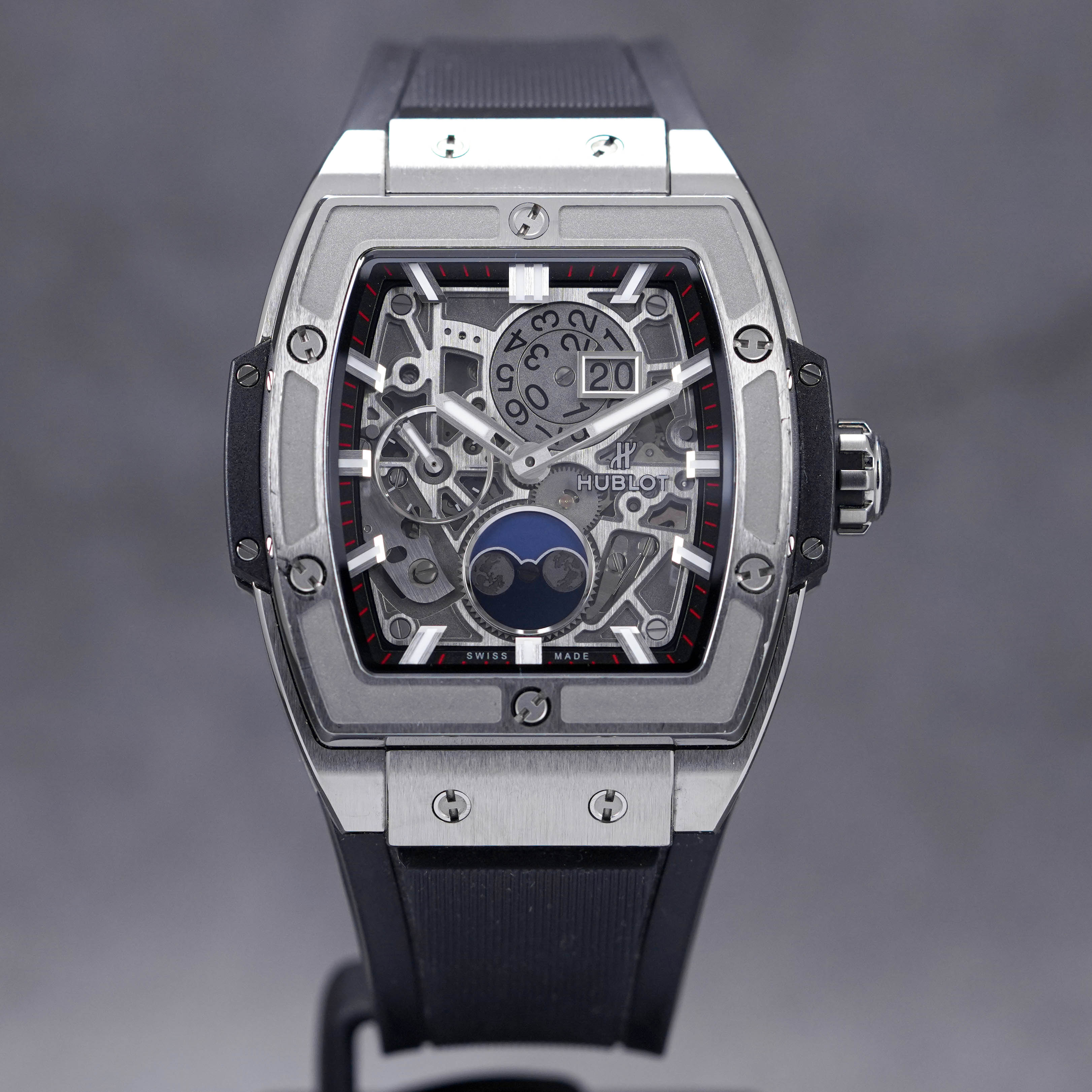 Hublot spirit of on sale big bang moonphase titanium