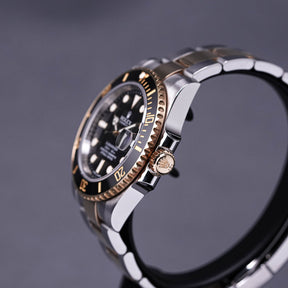 SUBMARINER DATE 40MM TWOTONE YELLOWGOLD BLACK DIAL (2013)