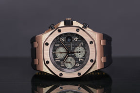 ROYAL OAK OFFSHORE CHRONOGRAPH ROSEGOLD GREY DIAL (2018)