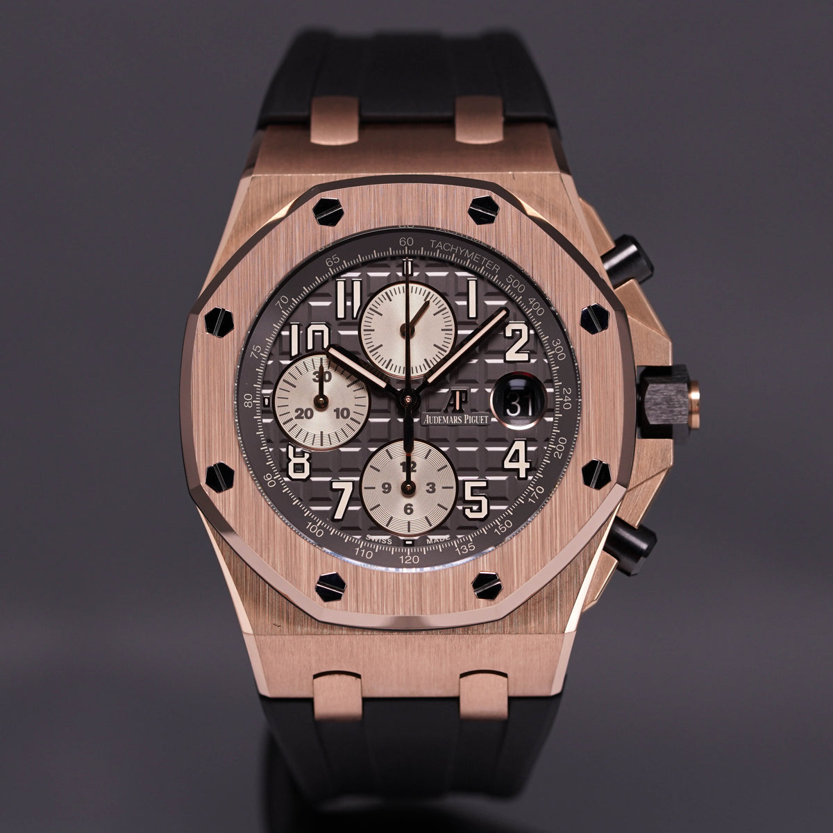 ROYAL OAK OFFSHORE CHRONOGRAPH ROSEGOLD GREY DIAL (2018)