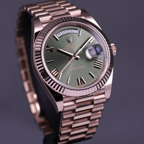 DAYDATE ROSEGOLD OLIVE GREEN DIAL (2019)