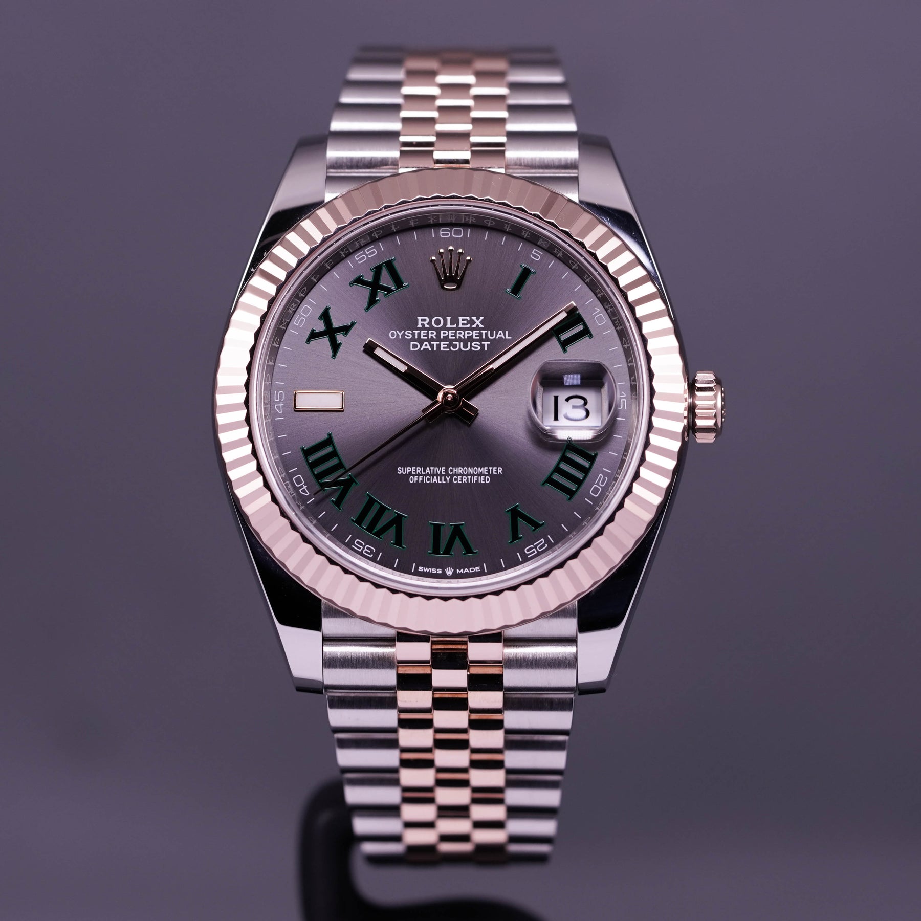 DATEJUST 41MM TWOTONE ROSEGOLD WIMBLEDON (2019)