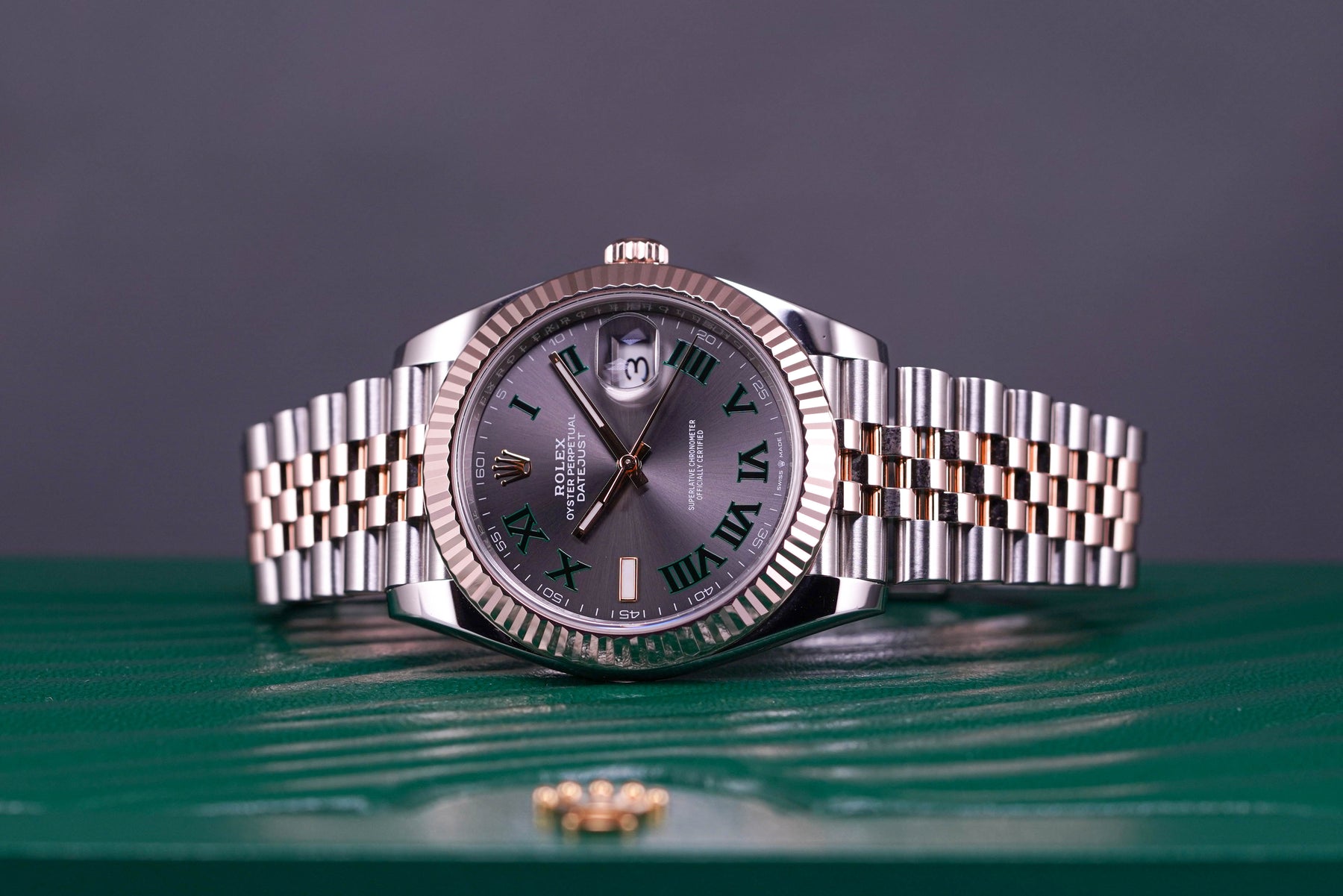 DATEJUST 41MM TWOTONE ROSEGOLD WIMBLEDON (2019)