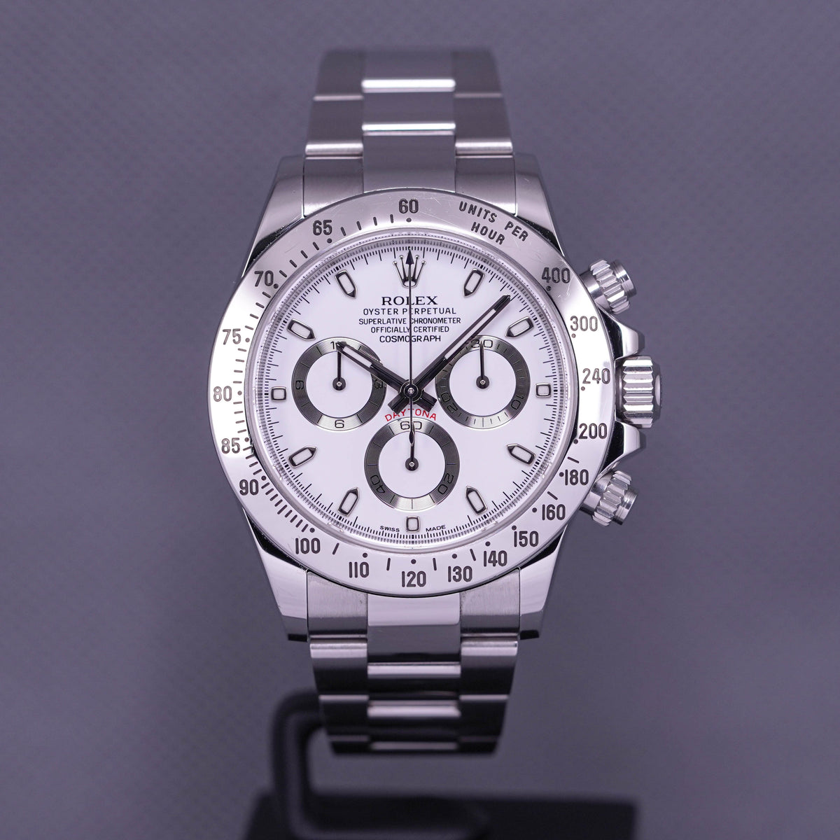 DAYTONA STEEL WHITE APH DIAL