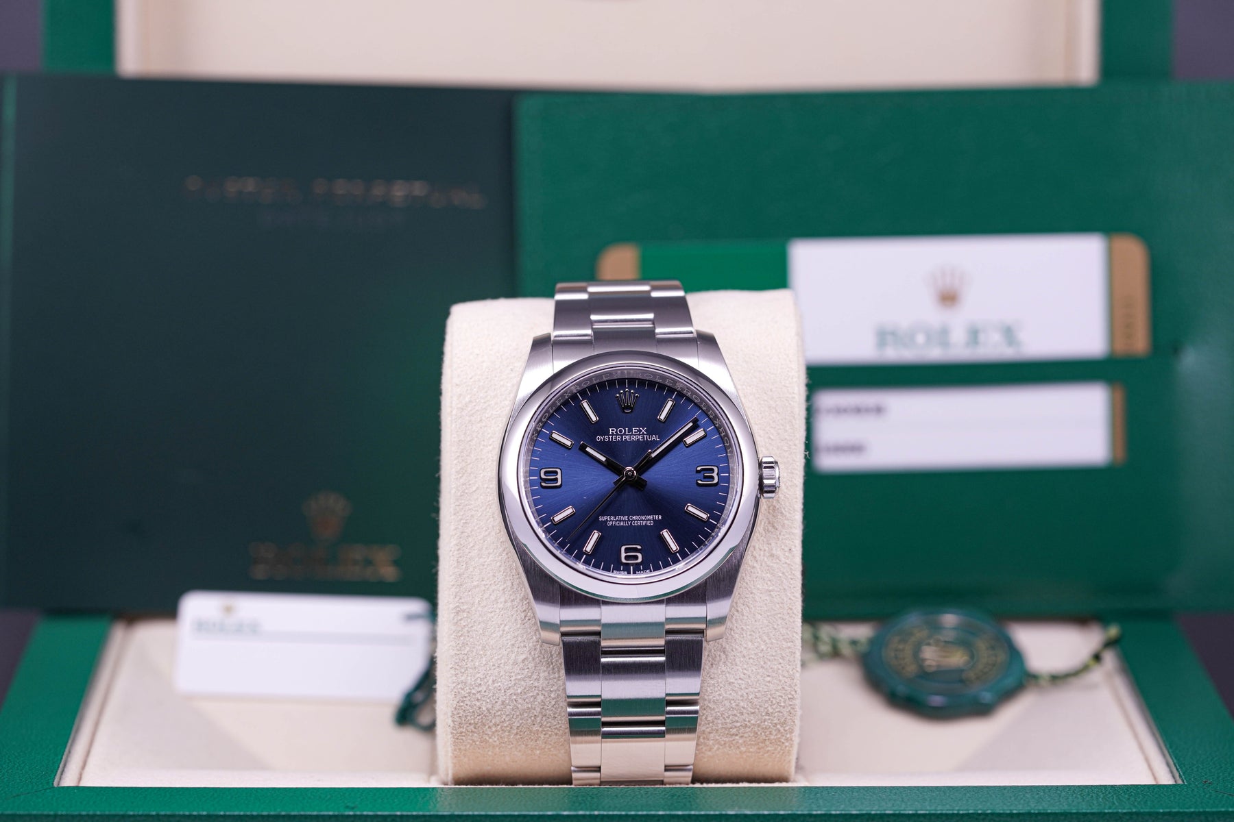 OYSTER PERPETUAL 36MM BLUE DIAL (2019)