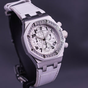 ROYAL OAK OFFSHORE CHRONOGRAPH 37MM LADIES WHITE DIAL (2015)