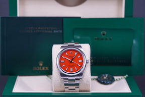 Rolex Oyster Perpetual Red 124300