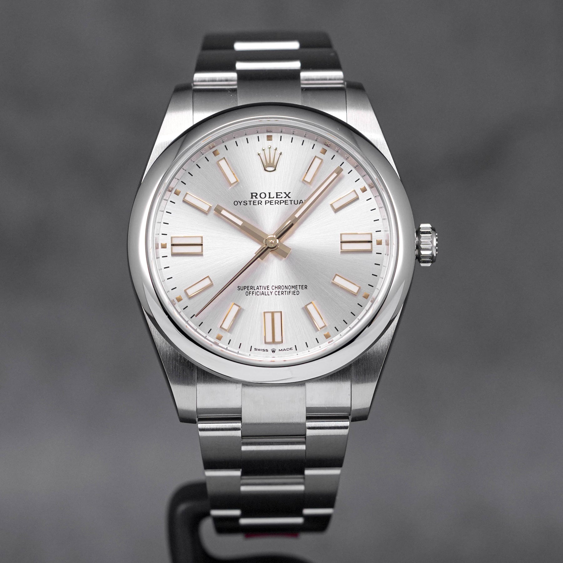 Rolex Oyster Perpetual Silver 124300
