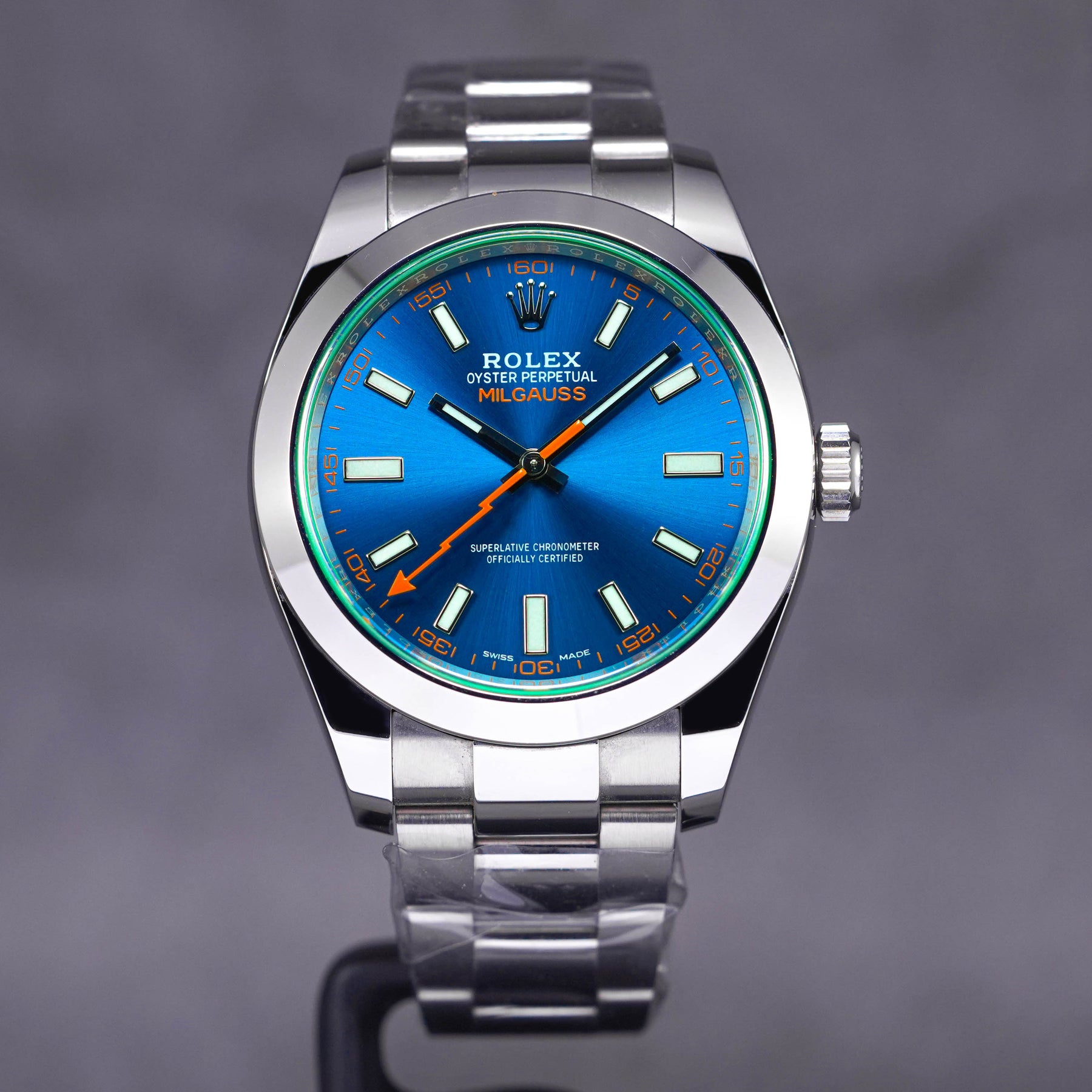 ROLEX MILGAUSS BLUE DIAL 2019 OMNILUXE