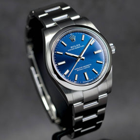 OYSTER PERPETUAL 34MM BLUE DIAL (2022)