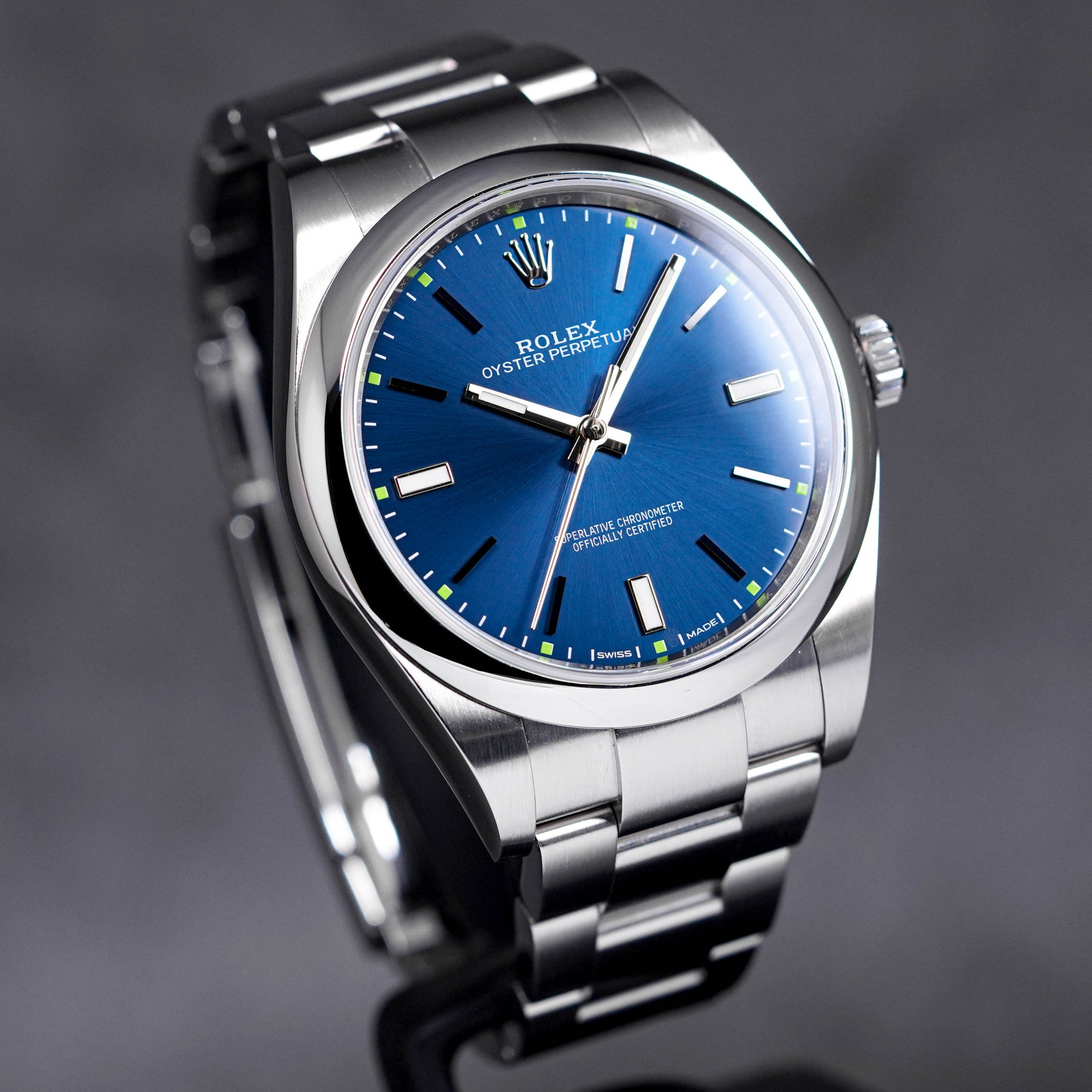 Rolex Oyster Perpetual Blue 39mm