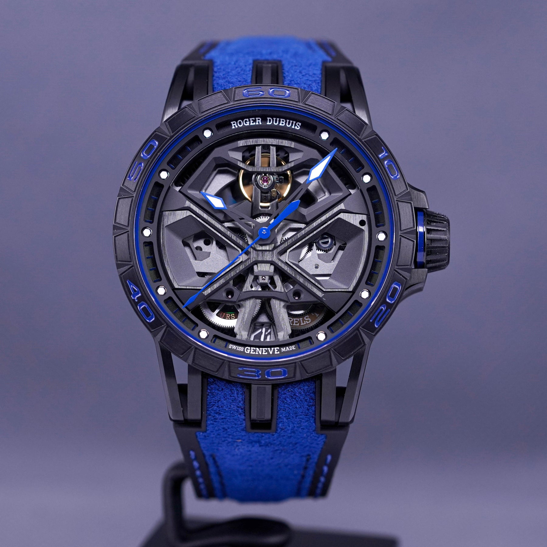 EXCALIBUR SPIDER HURRACAN BLACK DLC TITANIUM 45MM (2022)