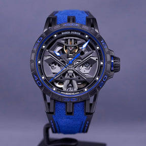 EXCALIBUR SPIDER HURRACAN BLACK DLC TITANIUM 45MM (2022)