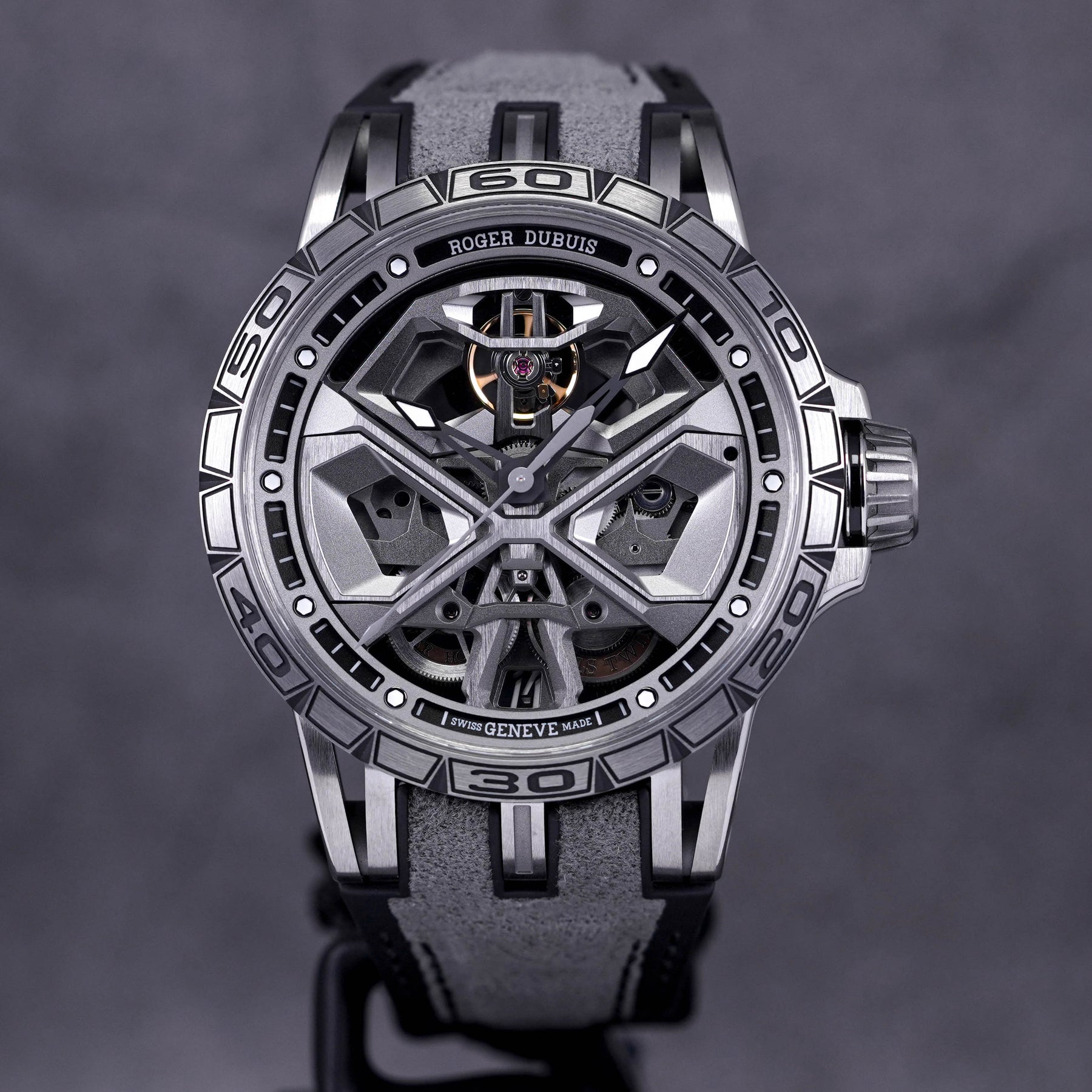 EXCALIBUR SPIDER HURACAN TITANIUM 45MM (2022)