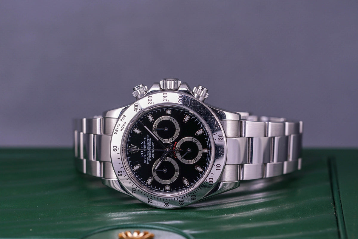 DAYTONA STEEL BLACK DIAL (2005)