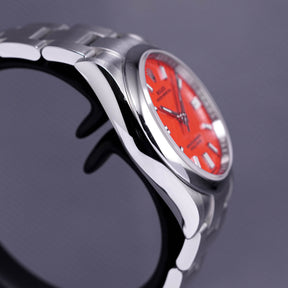 ROLEX OYSTER PERPETUAL 36MM RED CORAL