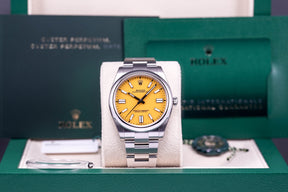 OYSTER PERPETUAL 41MM YELLOW DIAL (2022)