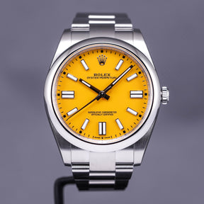 OYSTER PERPETUAL 41MM YELLOW DIAL (2022)