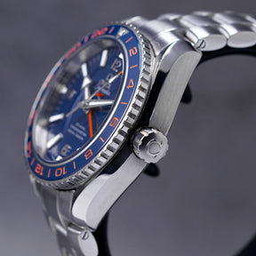 OMEGA SEAMASTER PLANET OCEAN GMT BLUE DIAL