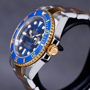 Rolex Submariner Date Yellowgold Blue