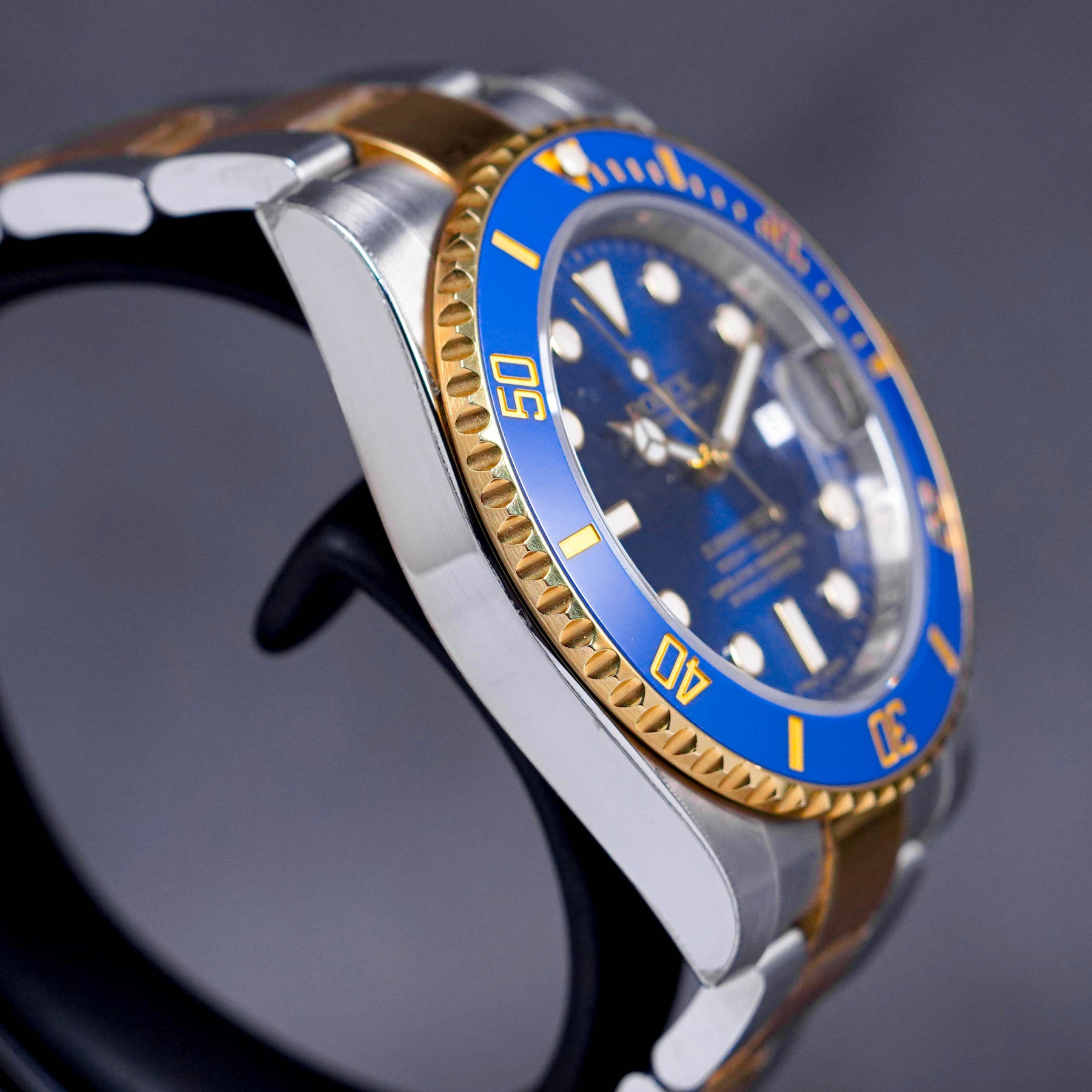 Rolex Submariner Date Yellowgold Blue