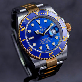 SUBMARINER DATE 40MM TWOTONE YELLOWGOLD BLUE DIAL (2017)