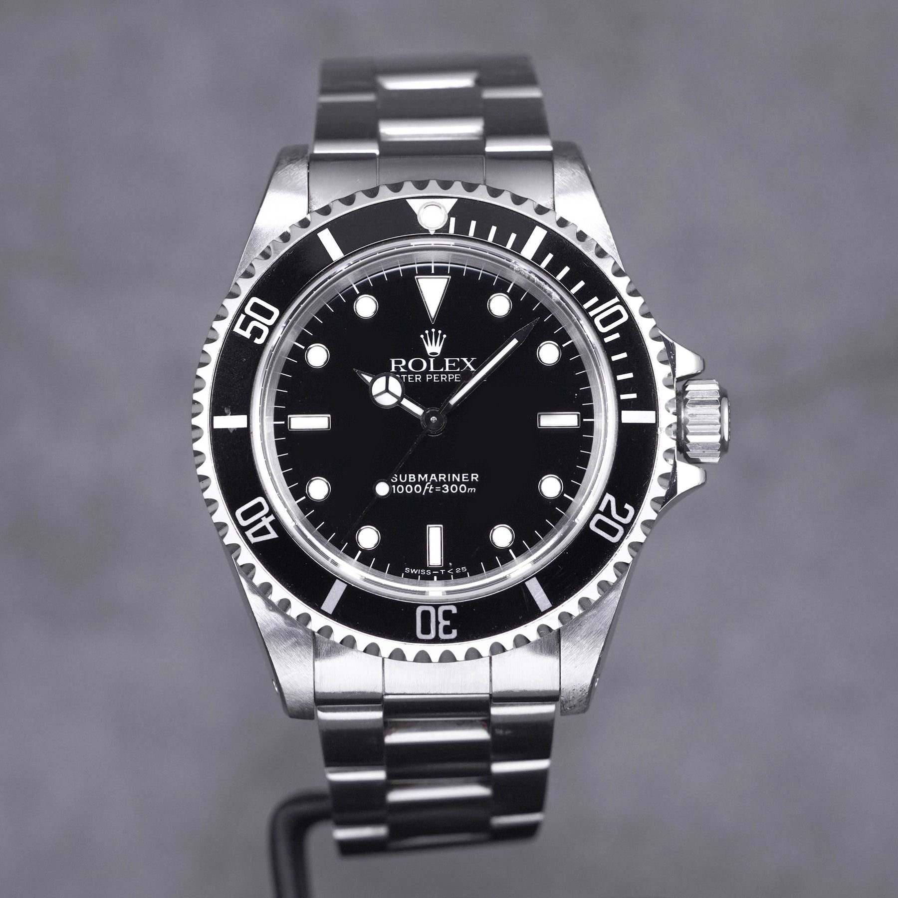 ROLEX SUBMARINER NO DATE 2 LINERS 1996