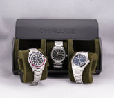 SIGNATURE OMNILUXE WATCH TRAVEL CASE - TRIPLE SLOTS