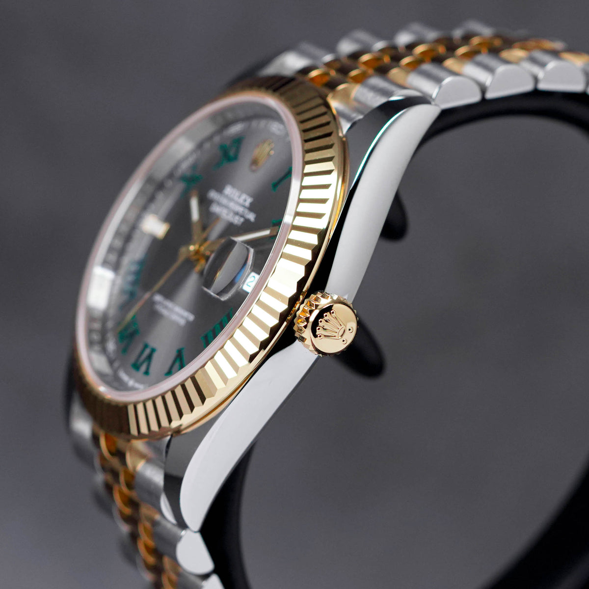 Rolex Datejust Twotone Yellowgold Wimbledon 2023