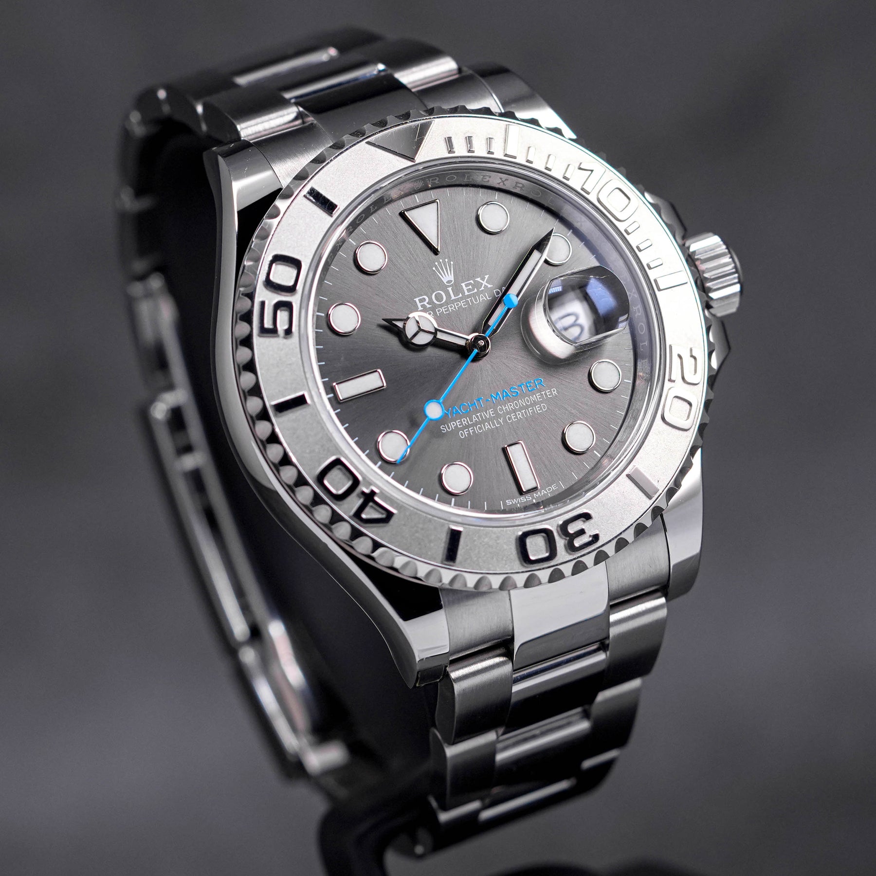 Rolex Yacht Master Platinum Rhodium