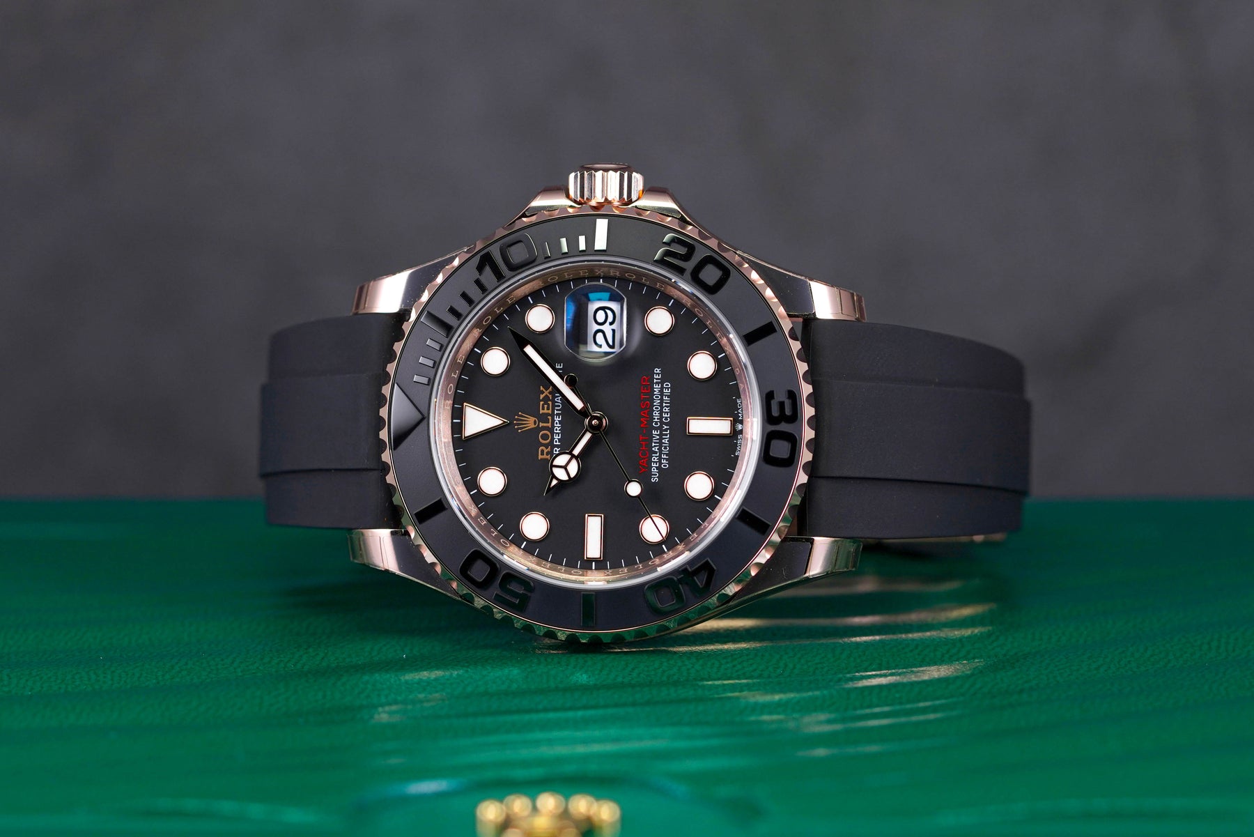 YACHT MASTER 40MM ROSEGOLD OYSTERFLEX (2022)